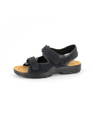 CIABATTA IN PELLE CON VELCRO REGOLABILE - COD. 9004.04