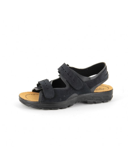 CIABATTA IN PELLE CON VELCRO REGOLABILE - COD. 9004.04