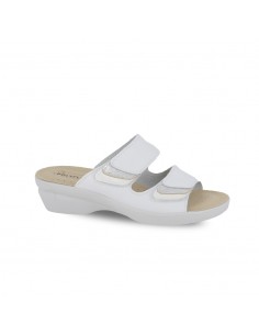 CIABATTA IN PELLE CON VELCRO REGOLABILE - COD. 5479.36