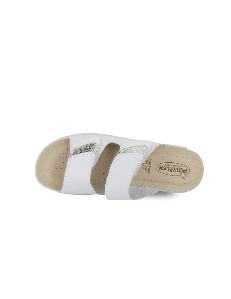 CIABATTA IN PELLE CON VELCRO REGOLABILE - COD. 5479.36 CIABATTA IN PELLE CON VELCRO REGOLABILE - COD. 5479.36