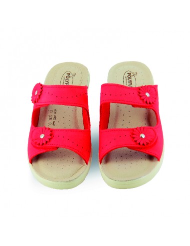 copy of LEATHER SLIPPERS WITH ADJUSTABLE VELCRO - COD. 5479.36